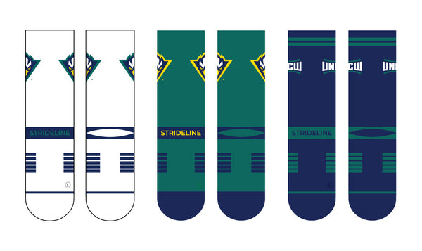 University of North Carolina Wilmington | Premium Knit Crew 3 Pack | NCAA 3 Pack G2 | N02504878ML
