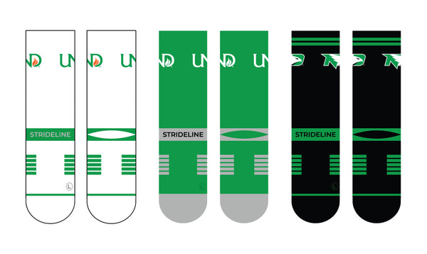 University of North Dakota | Premium Knit Crew 3 Pack | NCAA 3 Pack G2 | N02504882ML