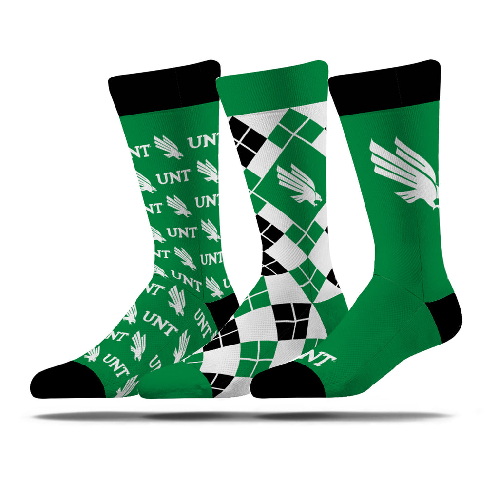 University of North Texas | Business Knit Crew | NCAA 3 Pack | N02674519ML
