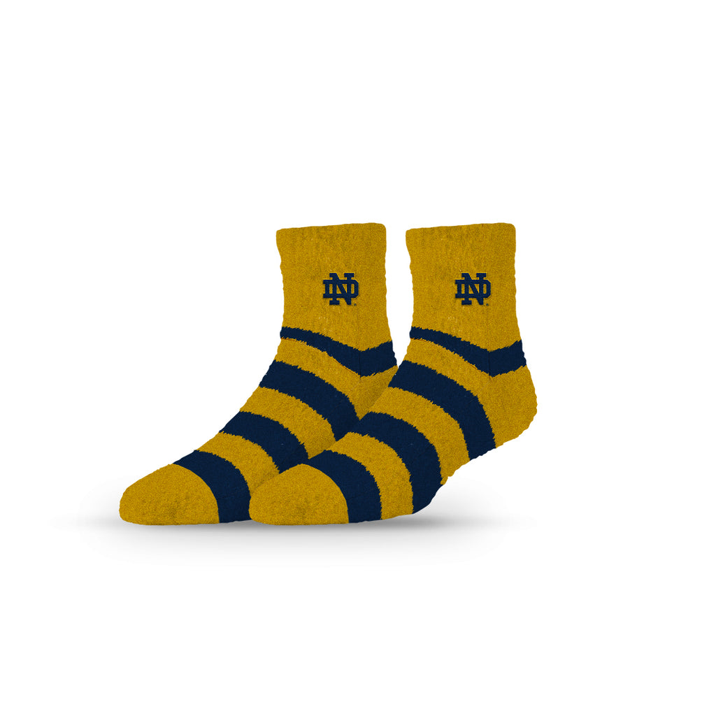 University of Notre Dame | Fuzzy Half Calf Embroidered | Stripe | N02796011ML