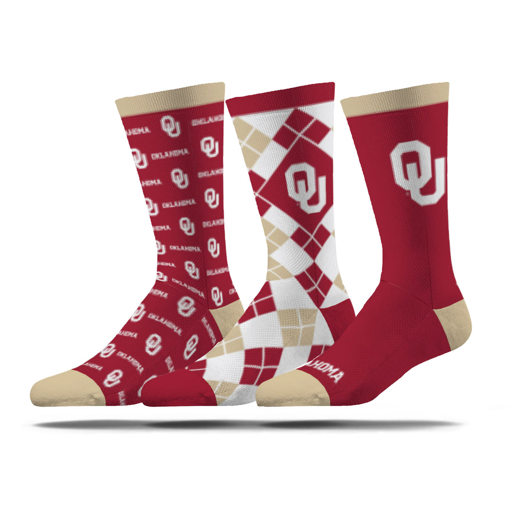 University of Oklahoma | Business Knit Crew | NCAA 3 Pack | N02473535ML