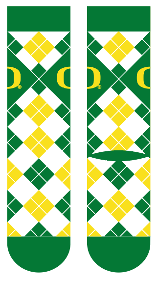 University of Oregon | Business Knit Crew | Argyle | N02362345ML