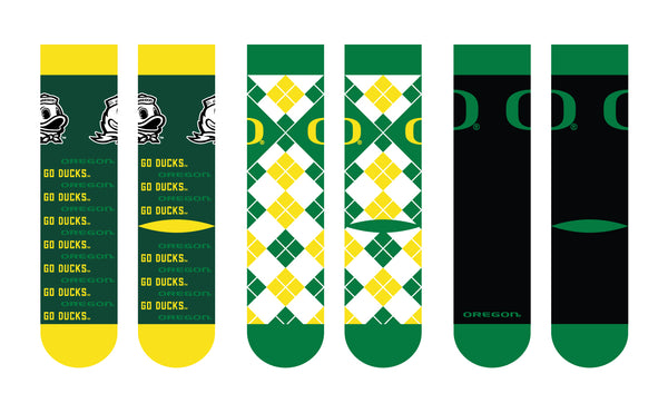 University of Oregon | Business Knit Crew | NCAA 3 Pack | N02361473ML