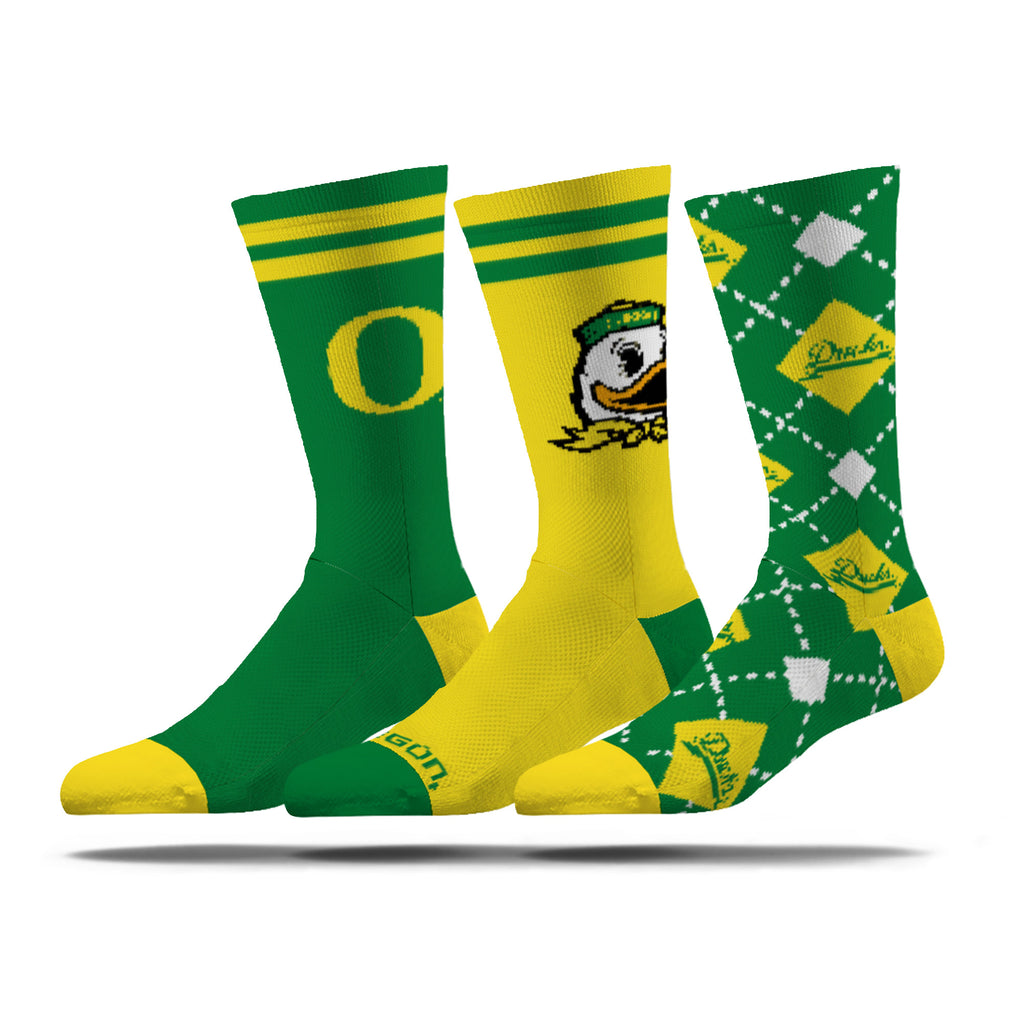 University of Oregon | Economy Knit Crew | NCAA 3 Pack | N02360997ML