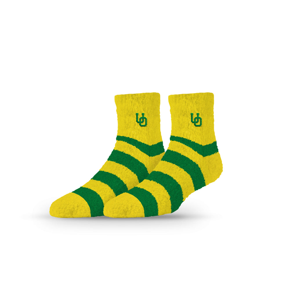 University of Oregon | Fuzzy Half Calf Embroidered | Stripe | N02801745ML