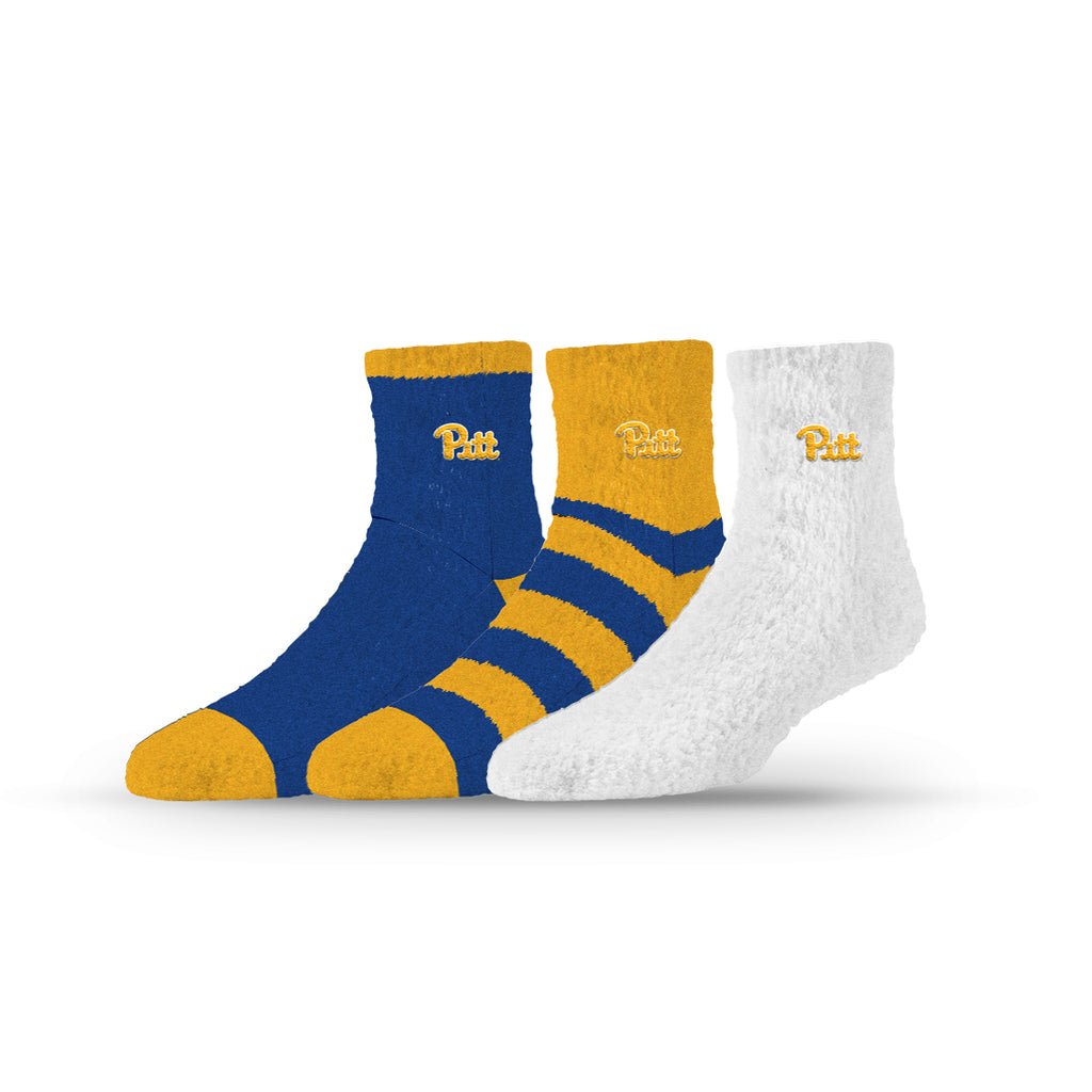University of Pittsburgh | Fuzzy Half Calf Embroidered | NCAA 3 Pack | N02804814ML