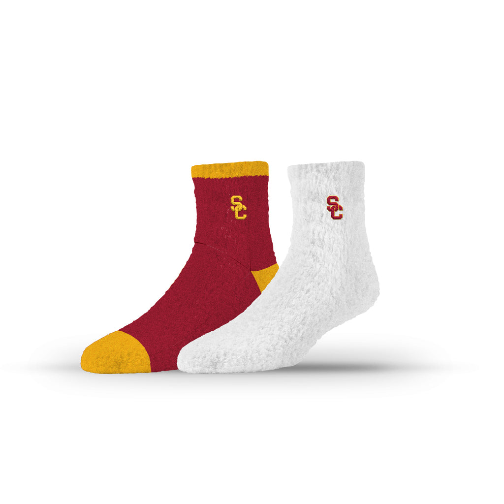 University of Southern California | Fuzzy Half Calf Embroidered | NCAA 2 Pack | N02804130ML