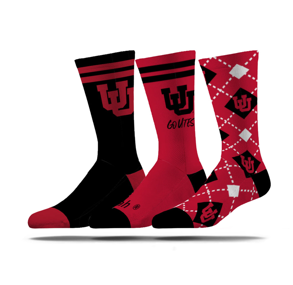 University of Utah | Economy Knit Crew | NCAA 3 Pack | N02361005ML