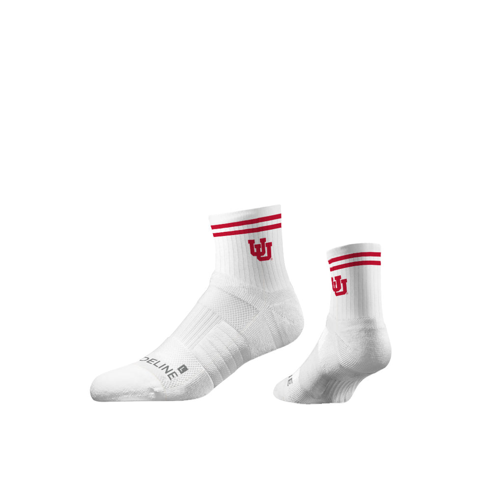 University of Utah | Half Calf Knit | Primary Logo White | N02638112ML