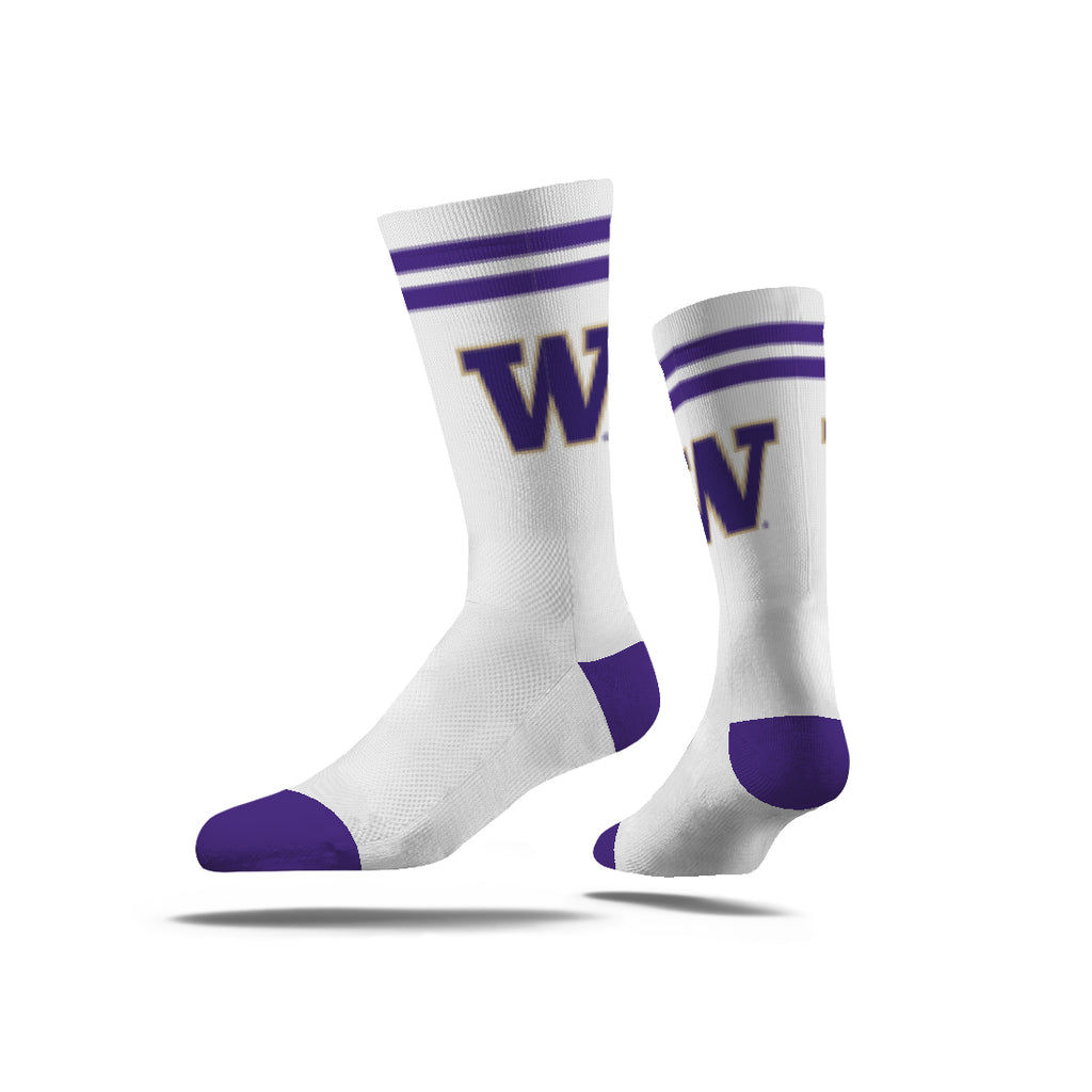 University of Washington | Economy Knit Crew | Primary Logo White | N02338628ML