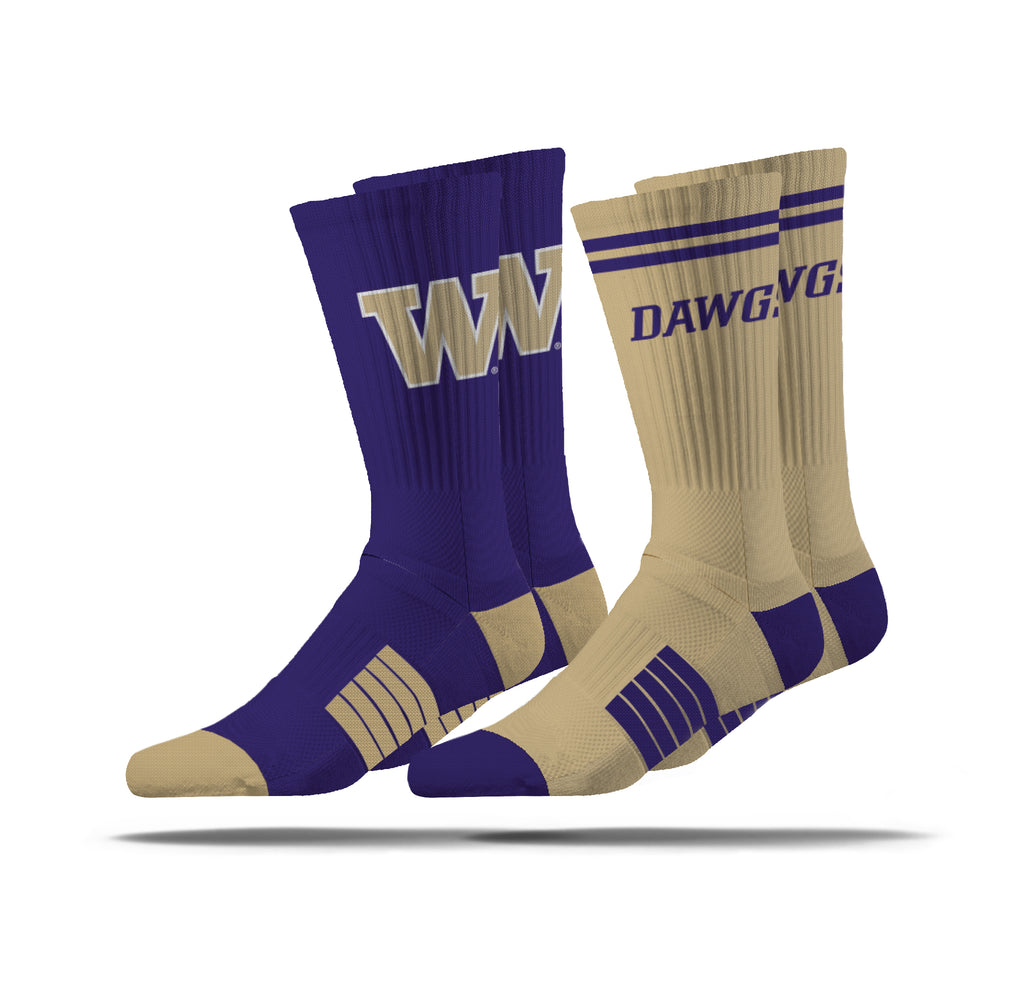 University of Washington | Premier Knit Crew | NCAA 2 Pack | N02696674ML