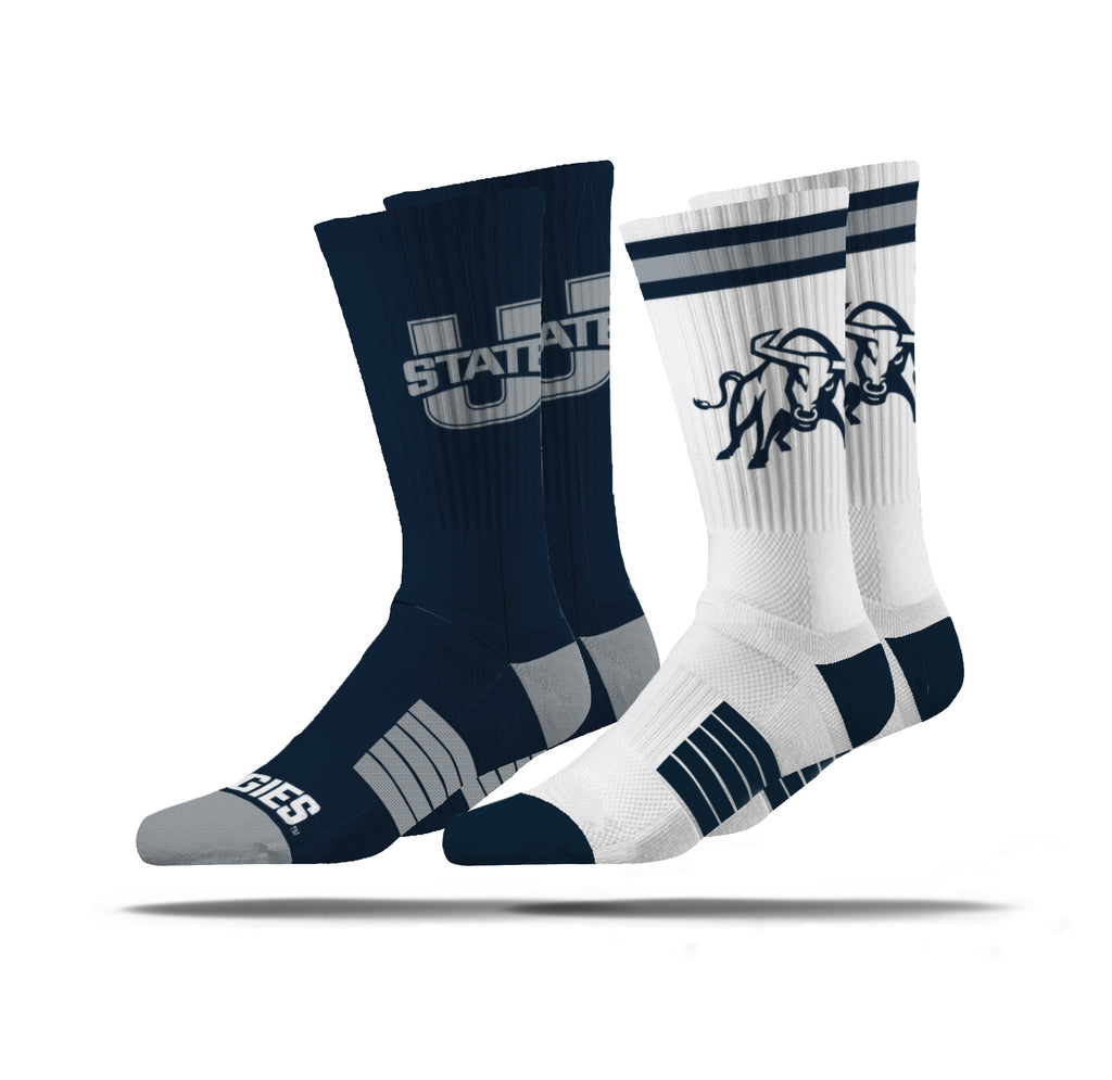 Utah State University | Premier Knit Crew | NCAA 2 Pack | N02514142ML
