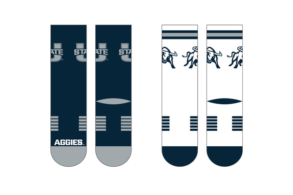 Utah State University | Premier Knit Crew | NCAA 2 Pack | N02514142ML