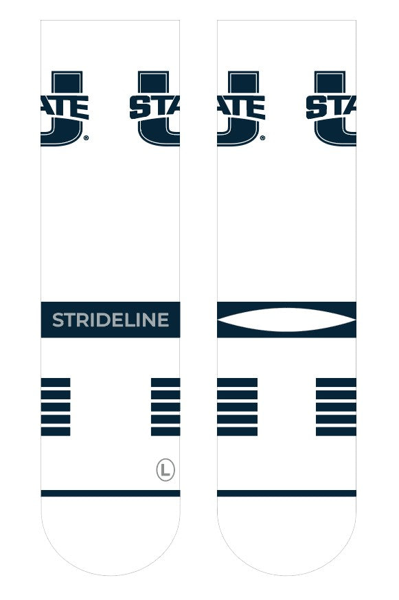 Utah State University | Premium Knit Crew | Primary Logo White | N02599797ML