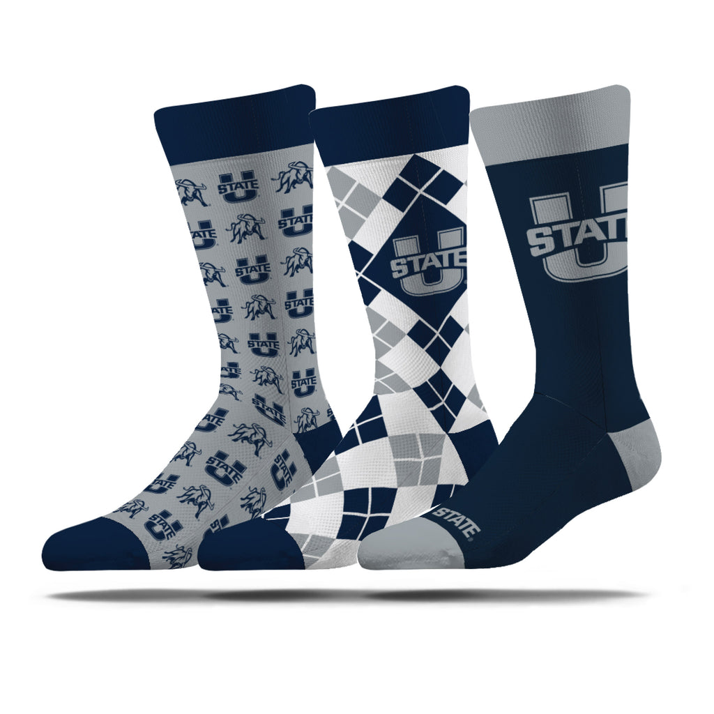 Utah State University | Business Knit Crew | NCAA 3 Pack | N02794068ML