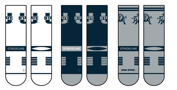 Utah State University | Premium Knit Crew 3 Pack | NCAA 3 Pack G2 | N02701716ML