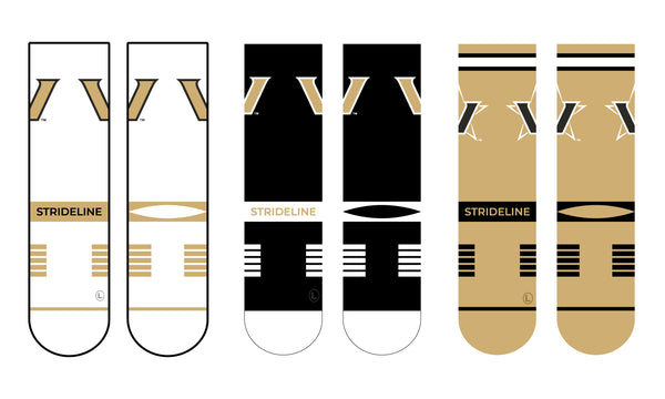 Vanderbilt University | Premium Knit Crew 3 Pack | NCAA 3 Pack G2 | N02506382ML