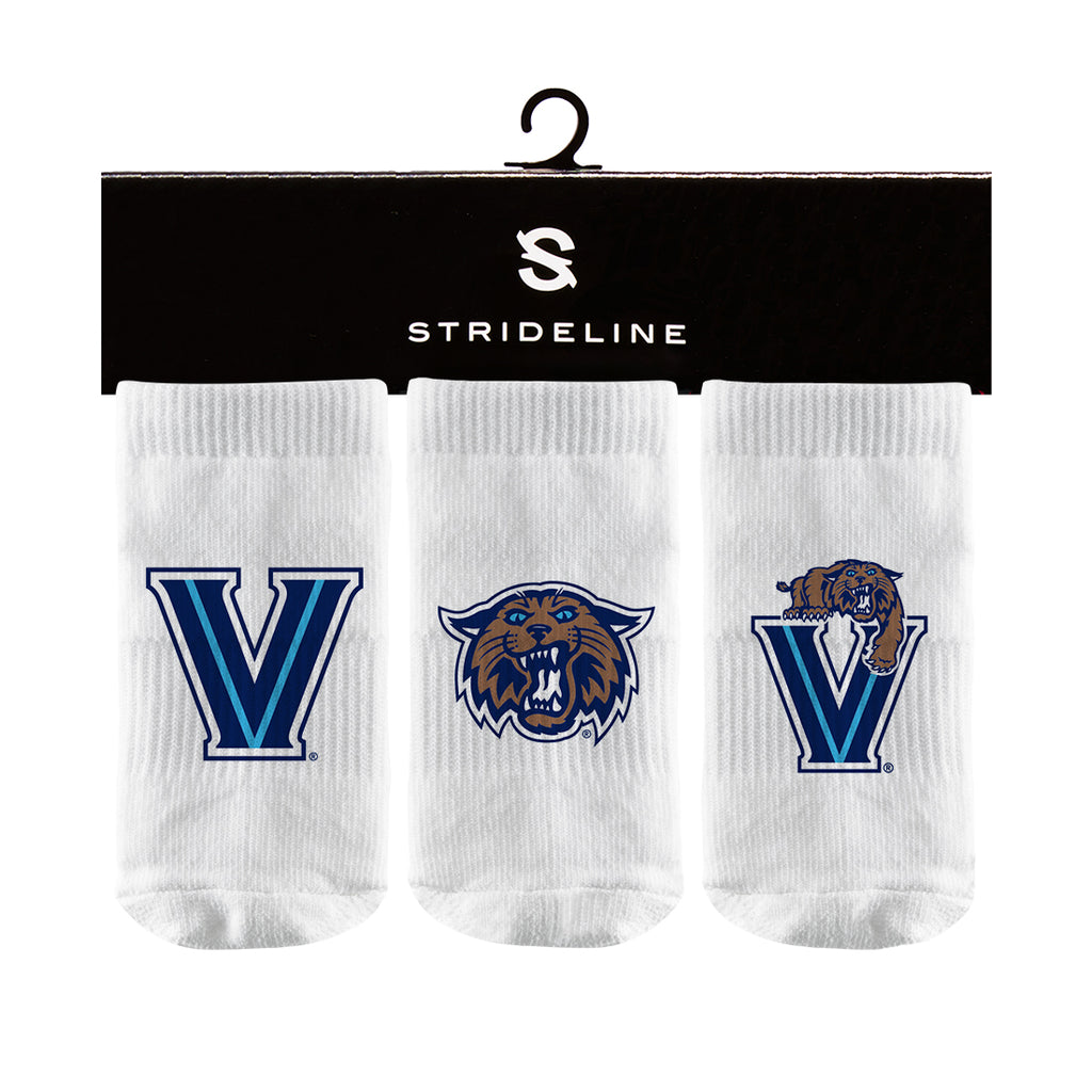Villanova University | Baby Socks 3 Pack | Primary Logo | N01571454B01