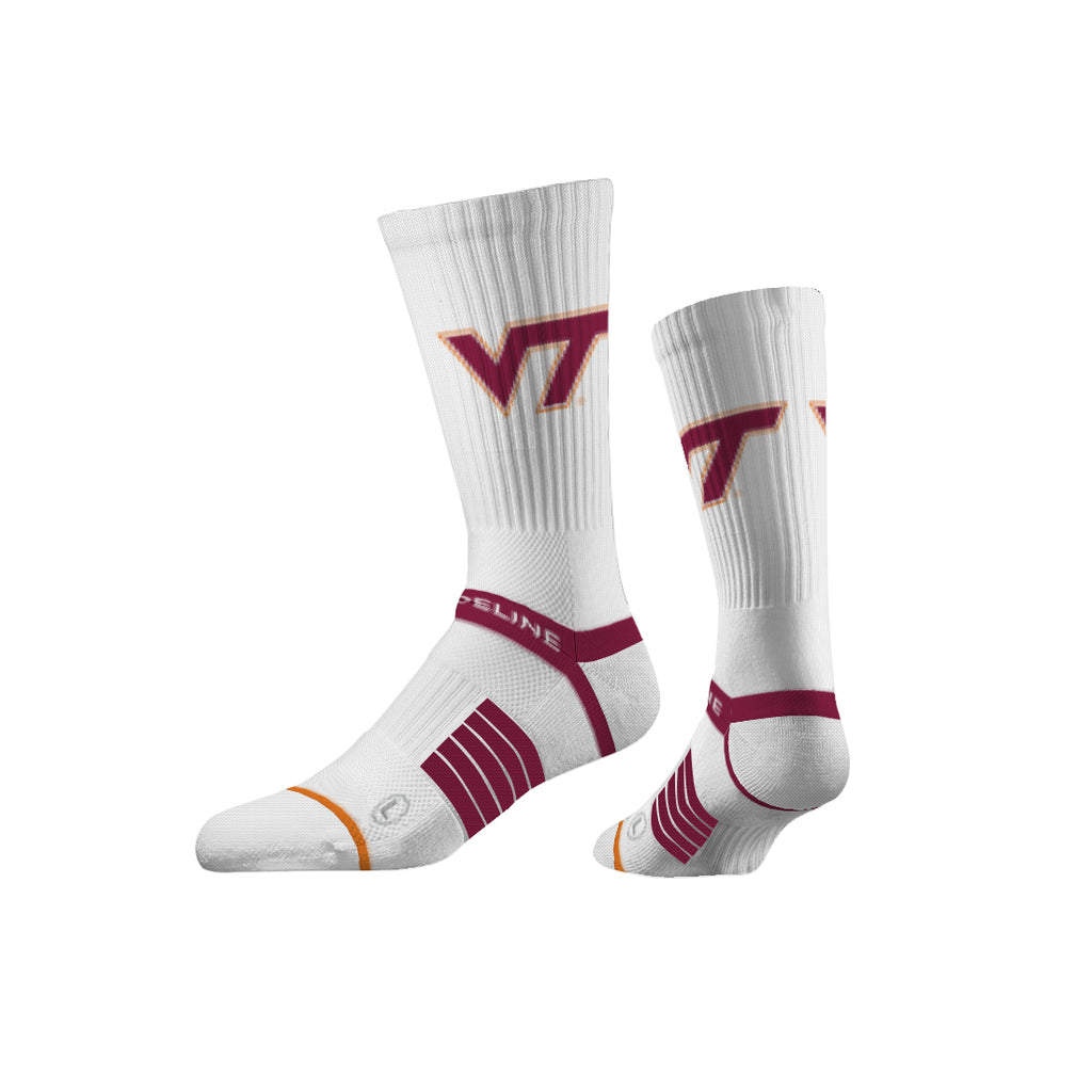 Virginia Tech | Premium Knit Crew | Primary Logo White | N02528765ML