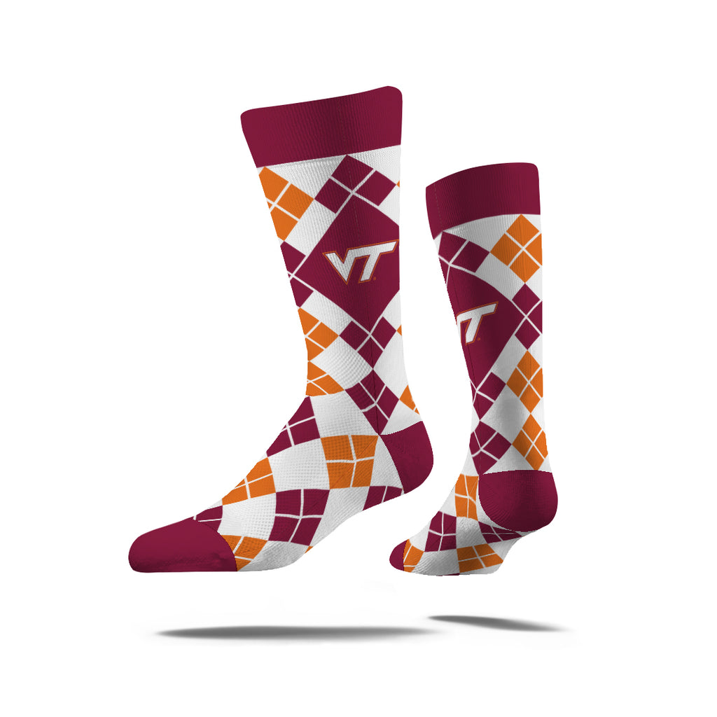 Virginia Tech | Business Knit Crew | Argyle | N02673155ML