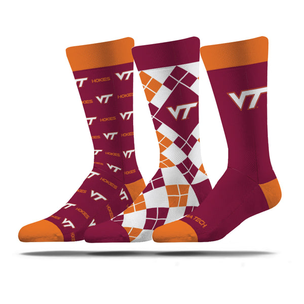Virginia Tech | Business Knit Crew | NCAA 3 Pack | N02674557ML ...