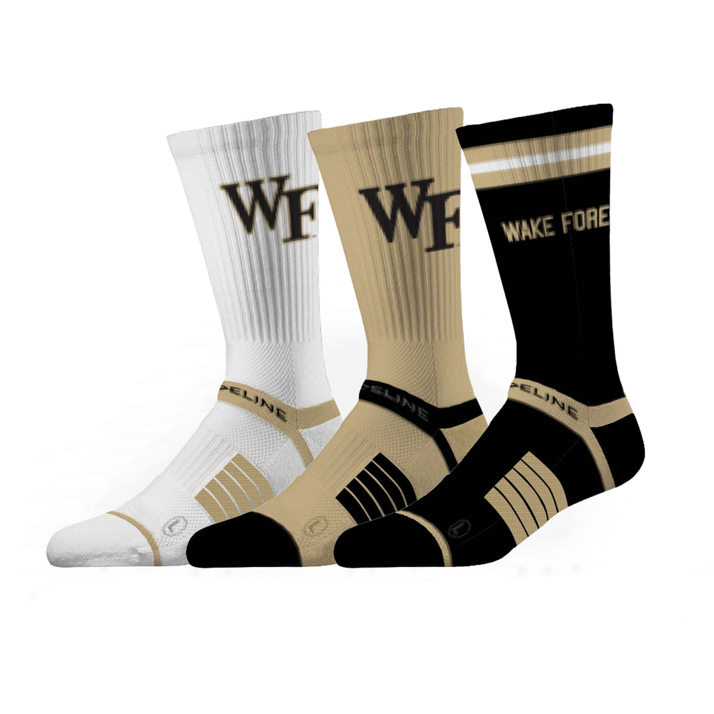 Wake Forest University | Premium Knit Crew 3 Pack | NCAA 3 Pack G2 | N02506784ML