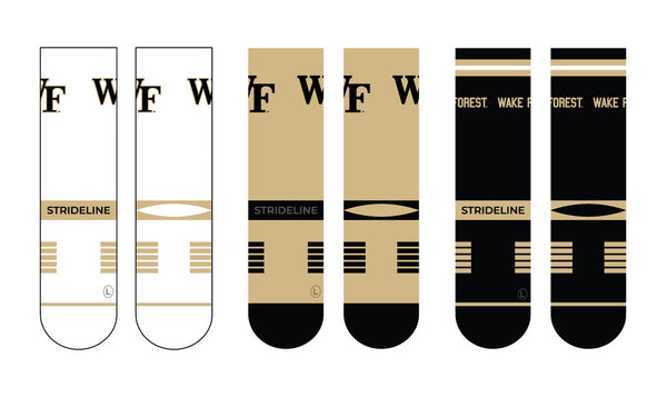 Wake Forest University | Premium Knit Crew 3 Pack | NCAA 3 Pack G2 | N02506784ML