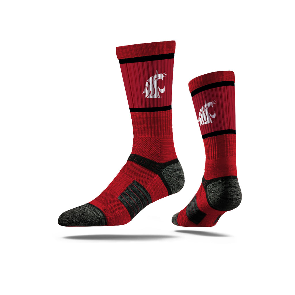 Washington State University | Premium Crew | Primary Logo School Color | Red | N02535696ML