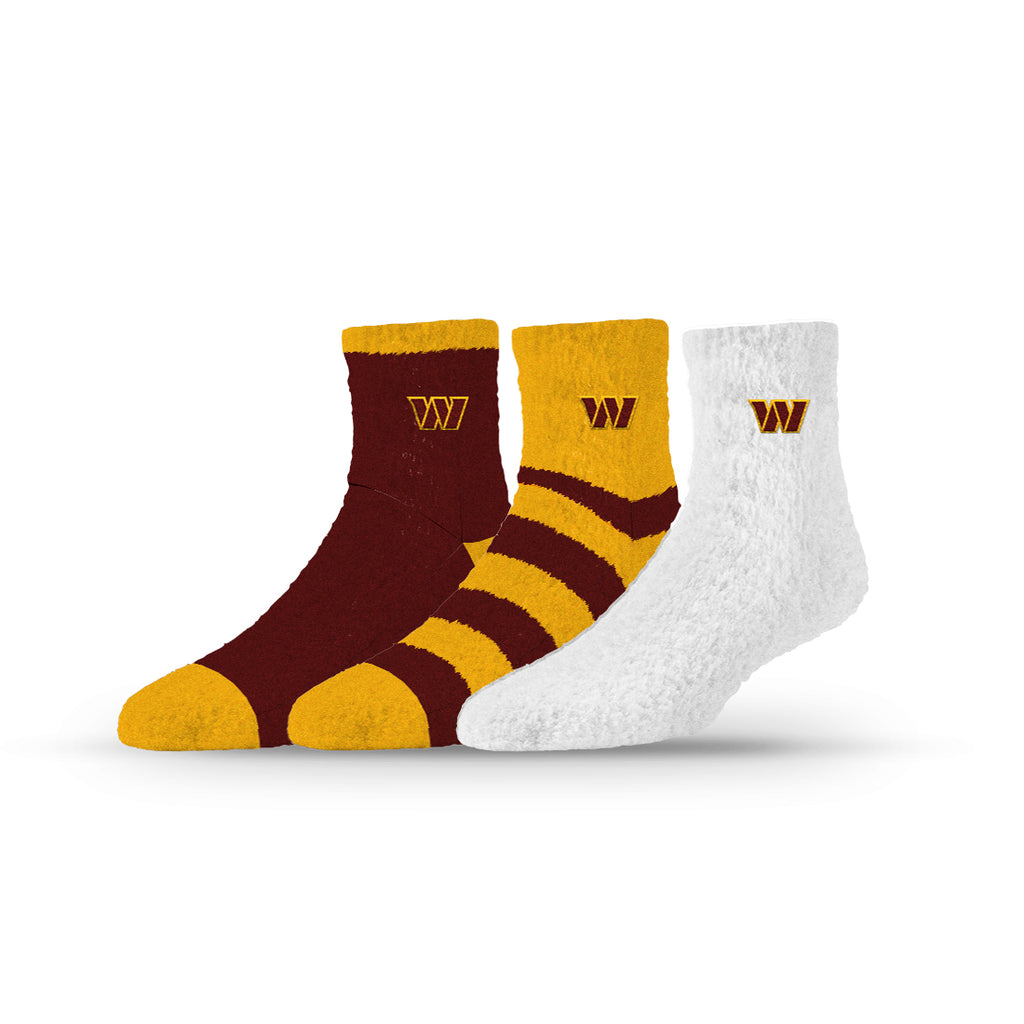 Washington Commanders | Fuzzy Half Calf Embroidered | NFL 3 Pack | N02807289ML