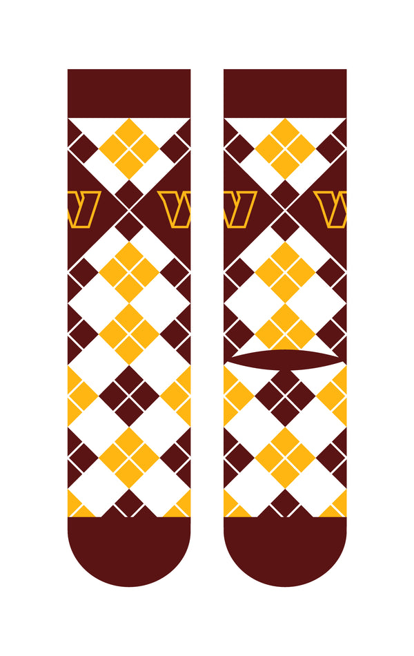 Washington Commanders | Business Knit Crew | Argyle | N02671383ML