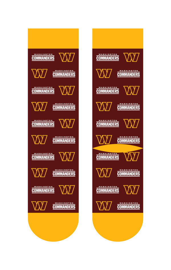 Washington Commanders | Business Knit Crew | Step and Repeat | N02671387ML