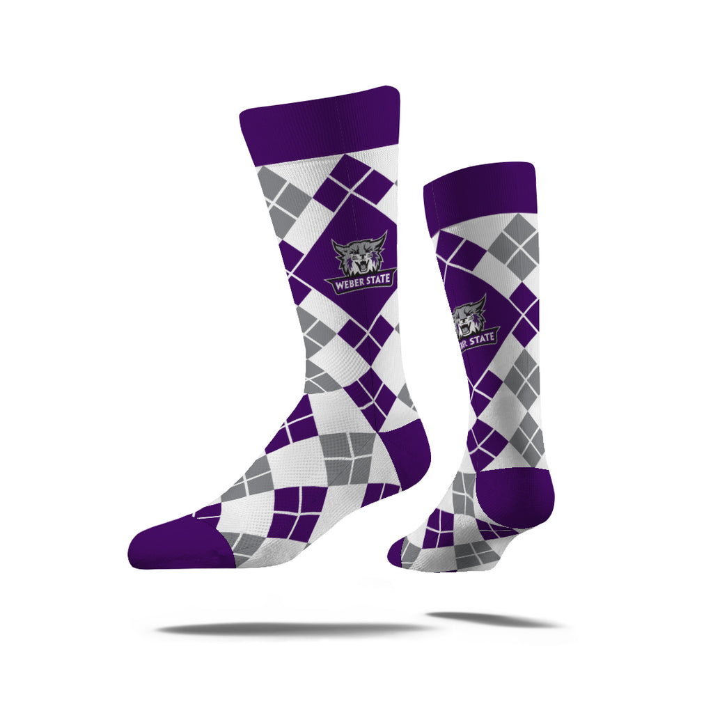 Weber State University | Business Knit Crew | Argyle | N02673275ML
