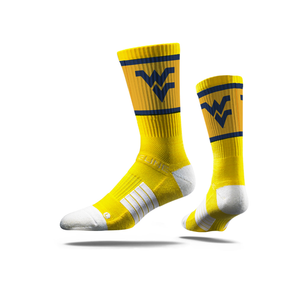 West Virginia University | Premium Crew | Primary Logo School Color | N01907981ML