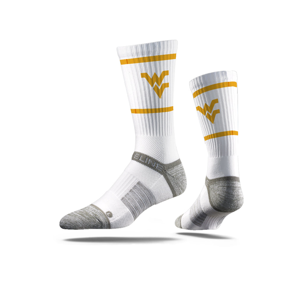 West Virginia University | Premium Crew | Primary Logo White | N02596095ML