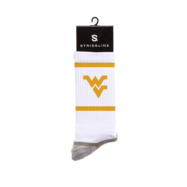 West Virginia University | Premium Crew | Primary Logo White | N02596095ML