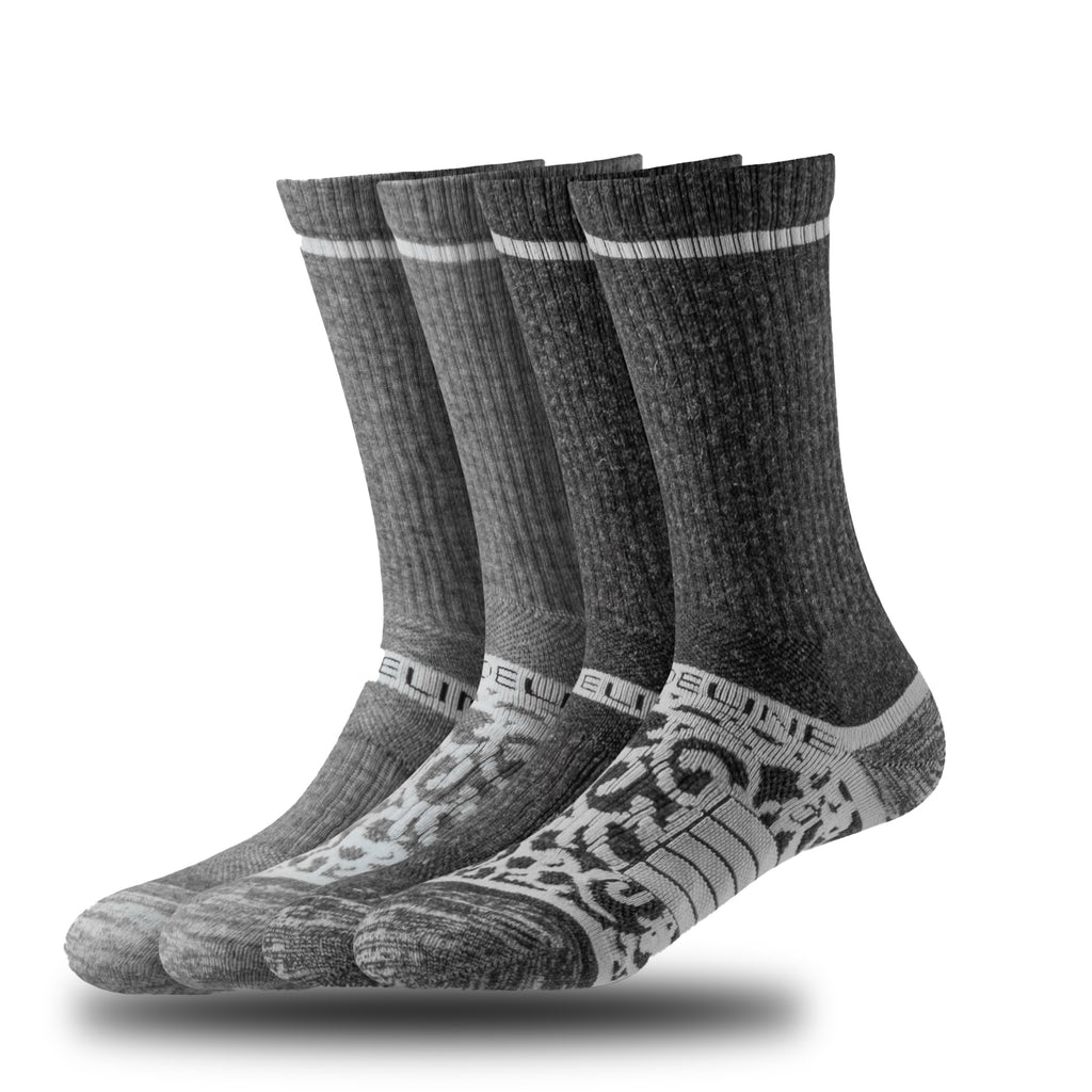 Wool | Premium Crew 4-Pack | Grey Tonal | N02444399ML