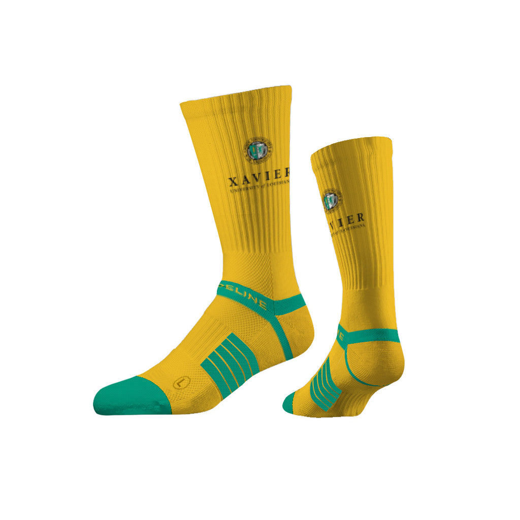 Xavier University of Louisiana | Premium Knit Crew | Primary Logo School Color | N02607355ML