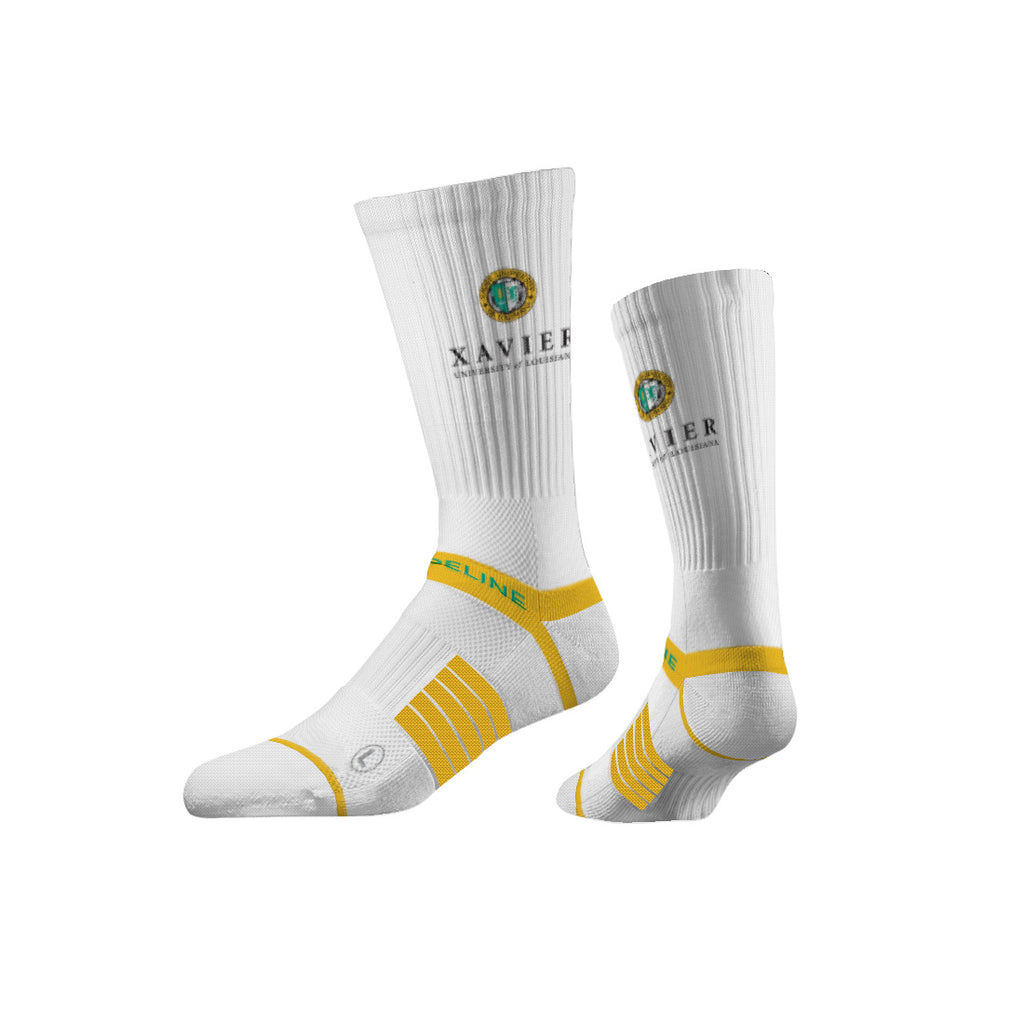 Xavier University of Louisiana | Premium Knit Crew | Primary Logo White | N02607347ML