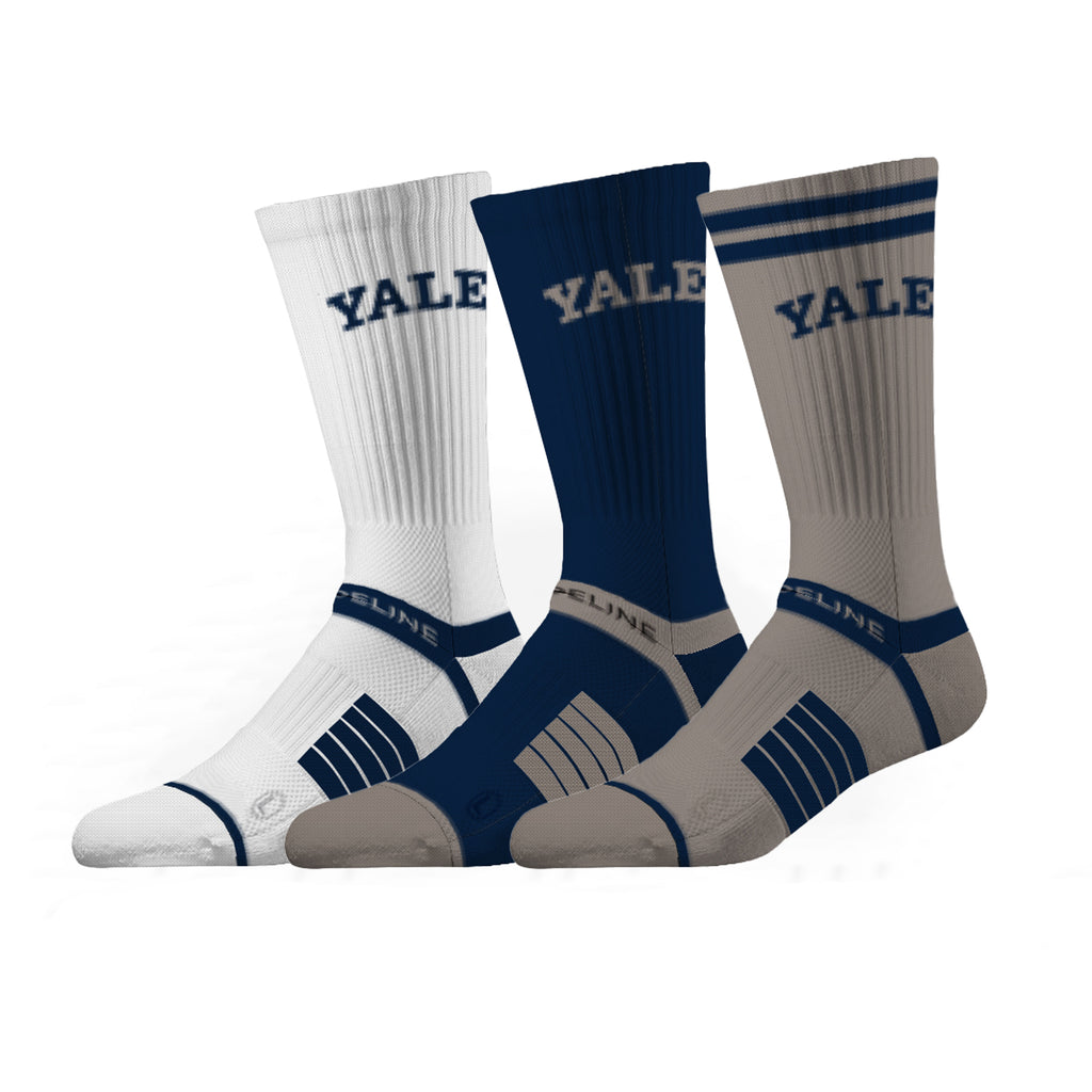 Yale University | Premium Knit Crew 3 Pack | NCAA 3 Pack G2 | N02506984ML