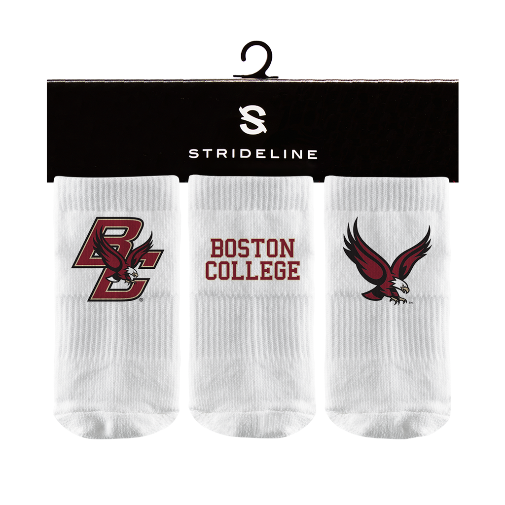 Boston College | Baby Socks 3 Pack | Primary Logo | N01556162B01