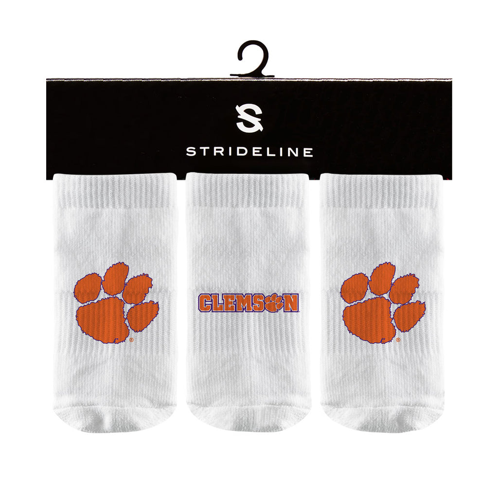 Clemson University | Baby Socks 3 Pack | Primary Logo | N00251141BB01