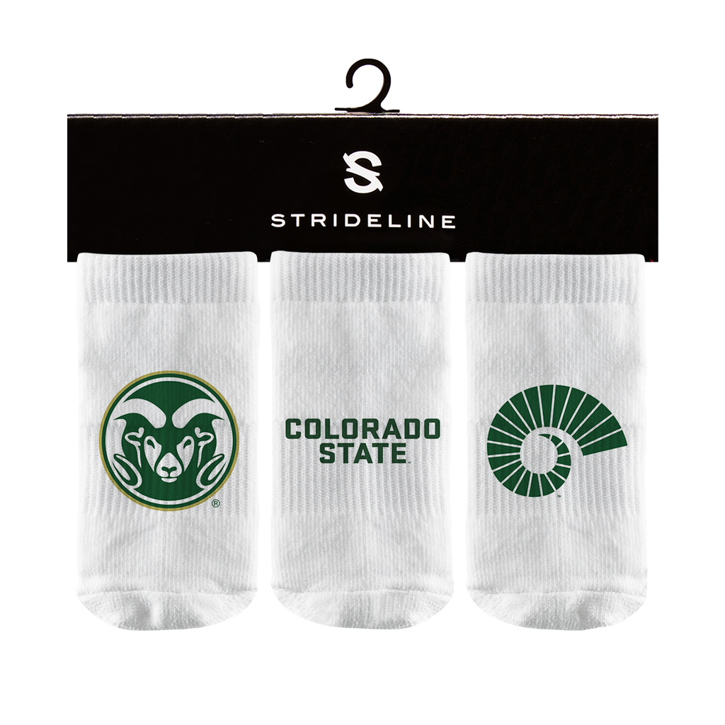 Colorado State University | Baby Socks 3 Pack | Primary Logo | N02454939B01
