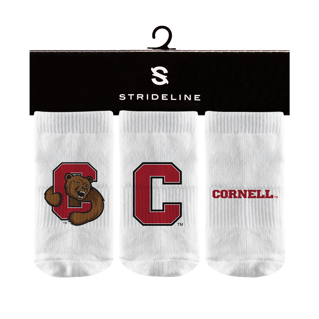Cornell University | Baby Socks 3 Pack | Primary Logo | N02124648B01