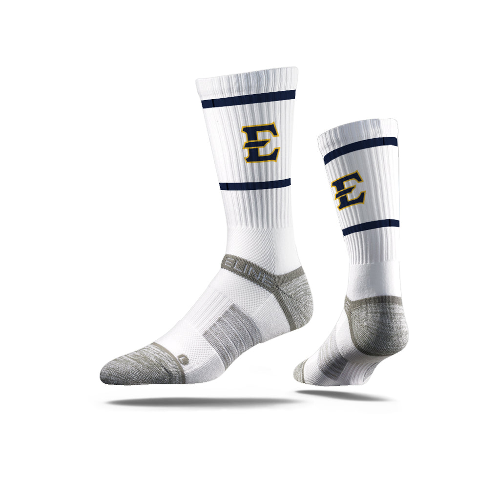 East Tennessee State University | Premium Crew | Primary Logo White | N02379223ML