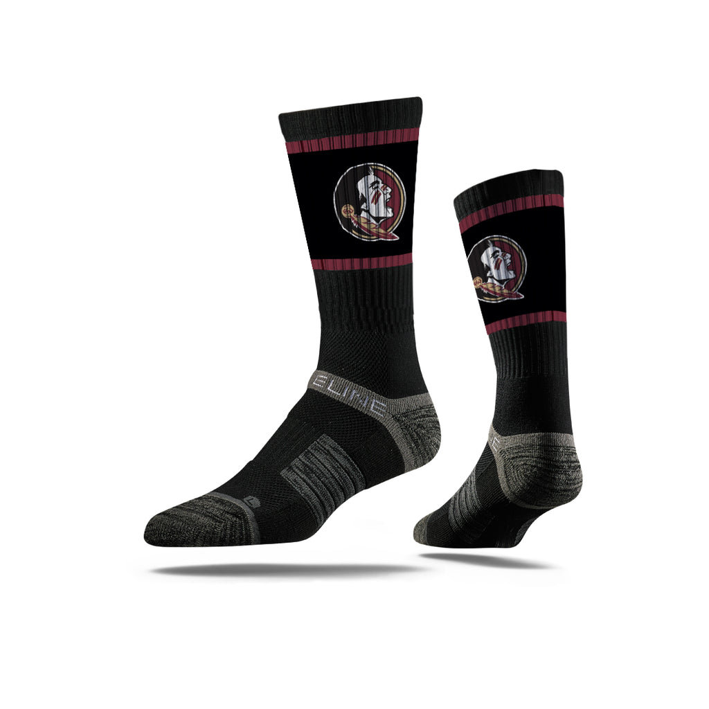 Florida State University | Premium Crew | Primary Logo School Color | Black | N02528805ML