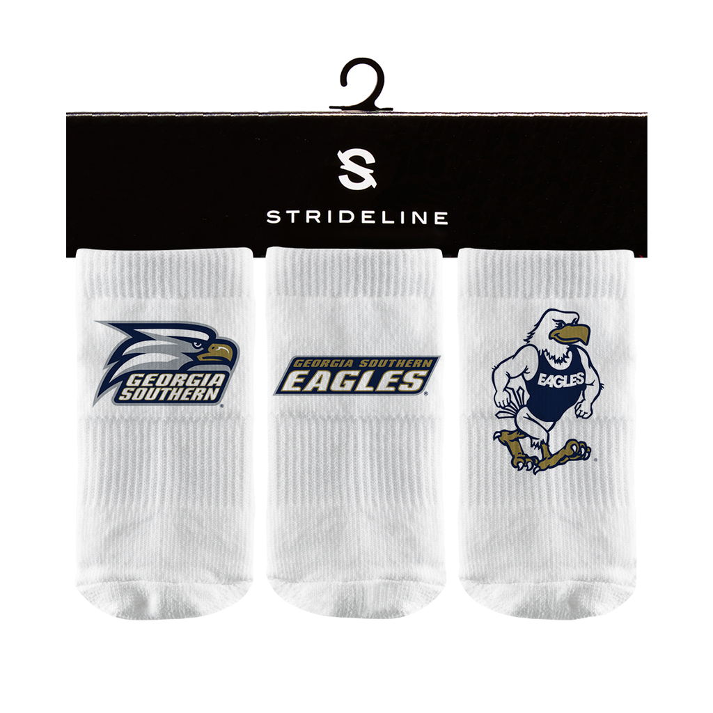 Georgia Southern University | Baby Socks 3 Pack | Primary Logo | N02470641B01