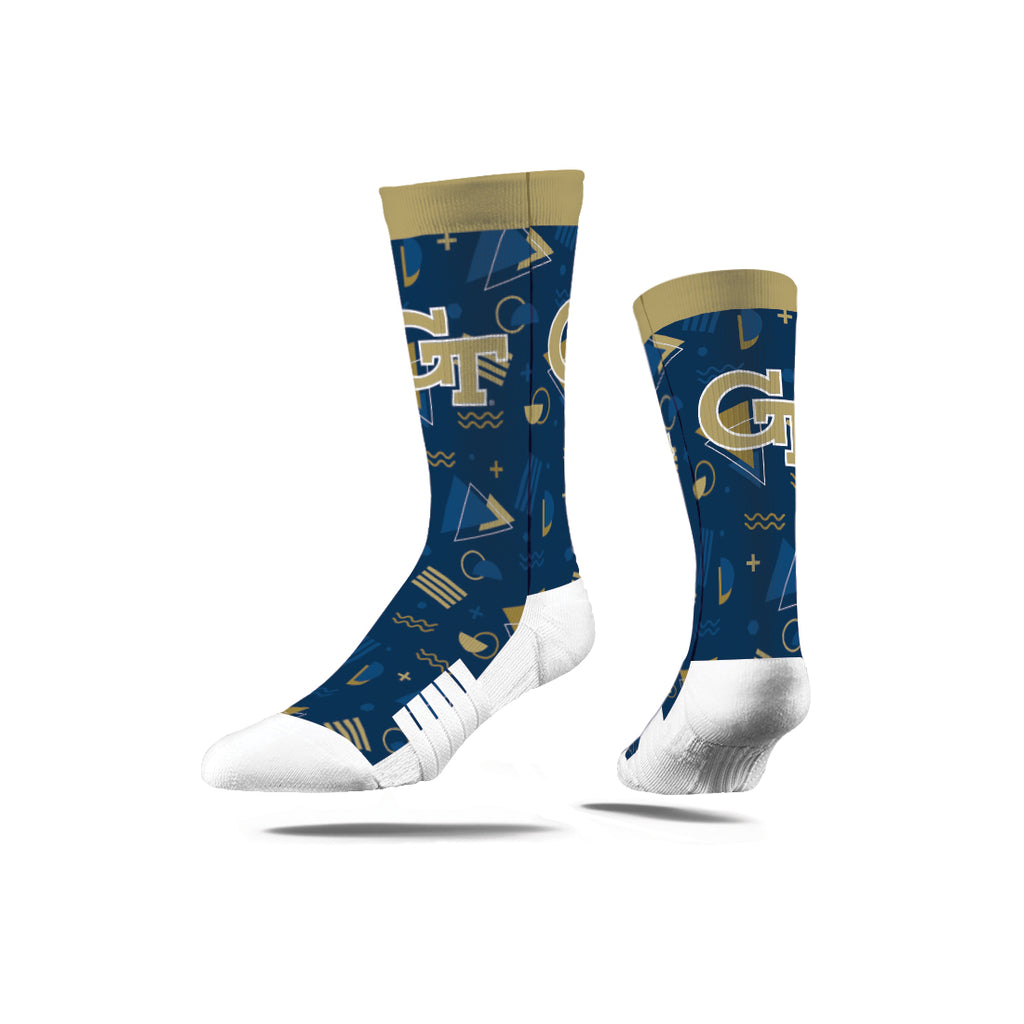 Georgia Tech | Premium Full Sub | 80's Zig Zag | N02375907ML