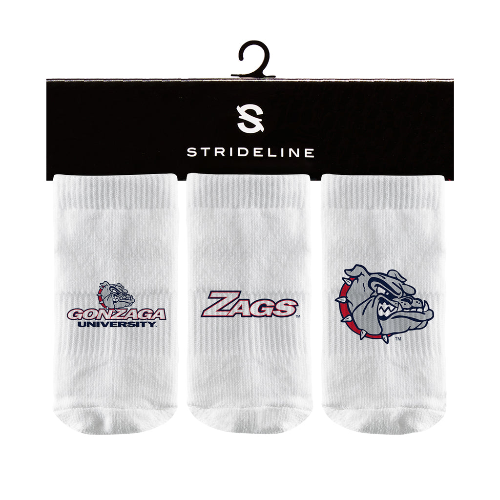 Gonzaga University | Baby Socks 3 Pack | Primary Logo | N01564144B01