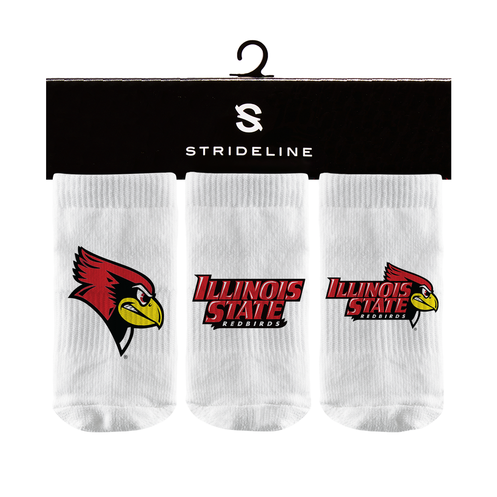Illinois State University | Baby Socks 3 Pack | Primary Logo | N01564370B01