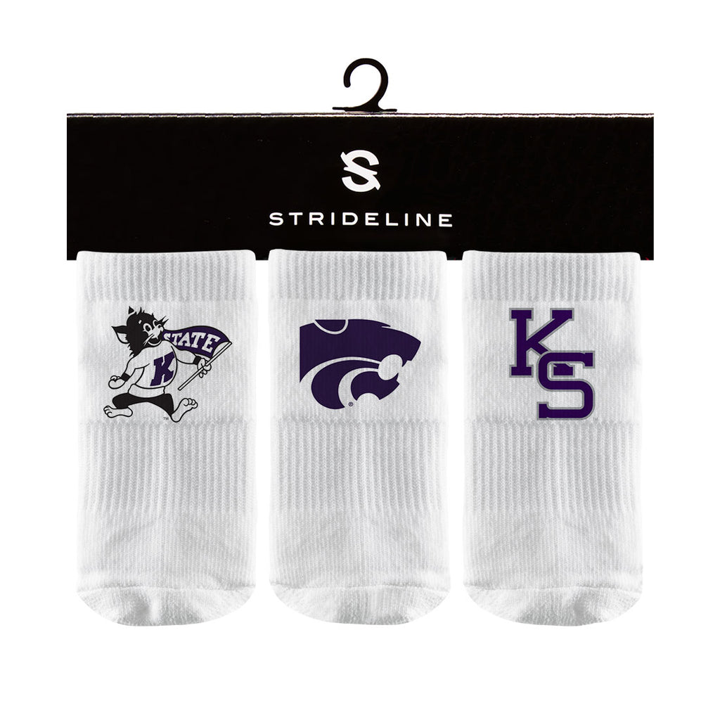 Kansas State University | Baby Socks 3 Pack | Primary Logo | N00364754BB01